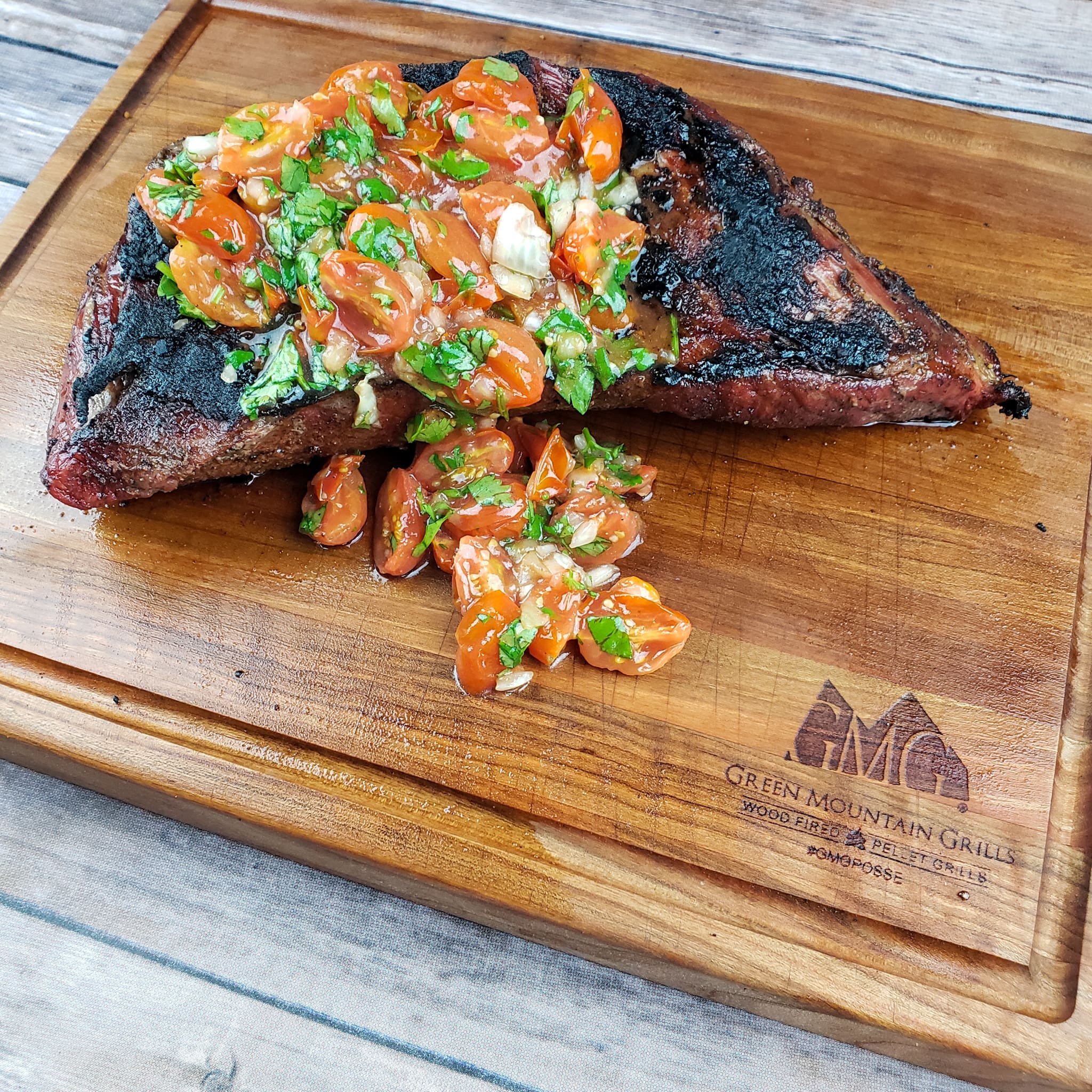 Smoked Tri-Tip with Pico De Gallo